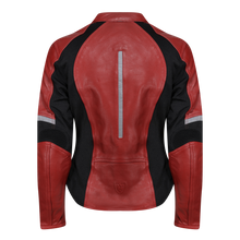 Load image into Gallery viewer, Fiona Red Leather Jacket
