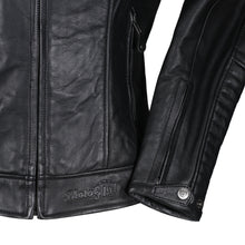 Load image into Gallery viewer, Valerie Black Leather Jacket - MotoGirl Ltd

