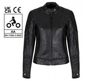 Valerie Black Leather Jacket