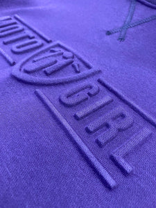3D Logo Sweatshirt Purple
